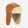 Sheepskin Trapper with Stitch Sheepskin Trapper with Stitch